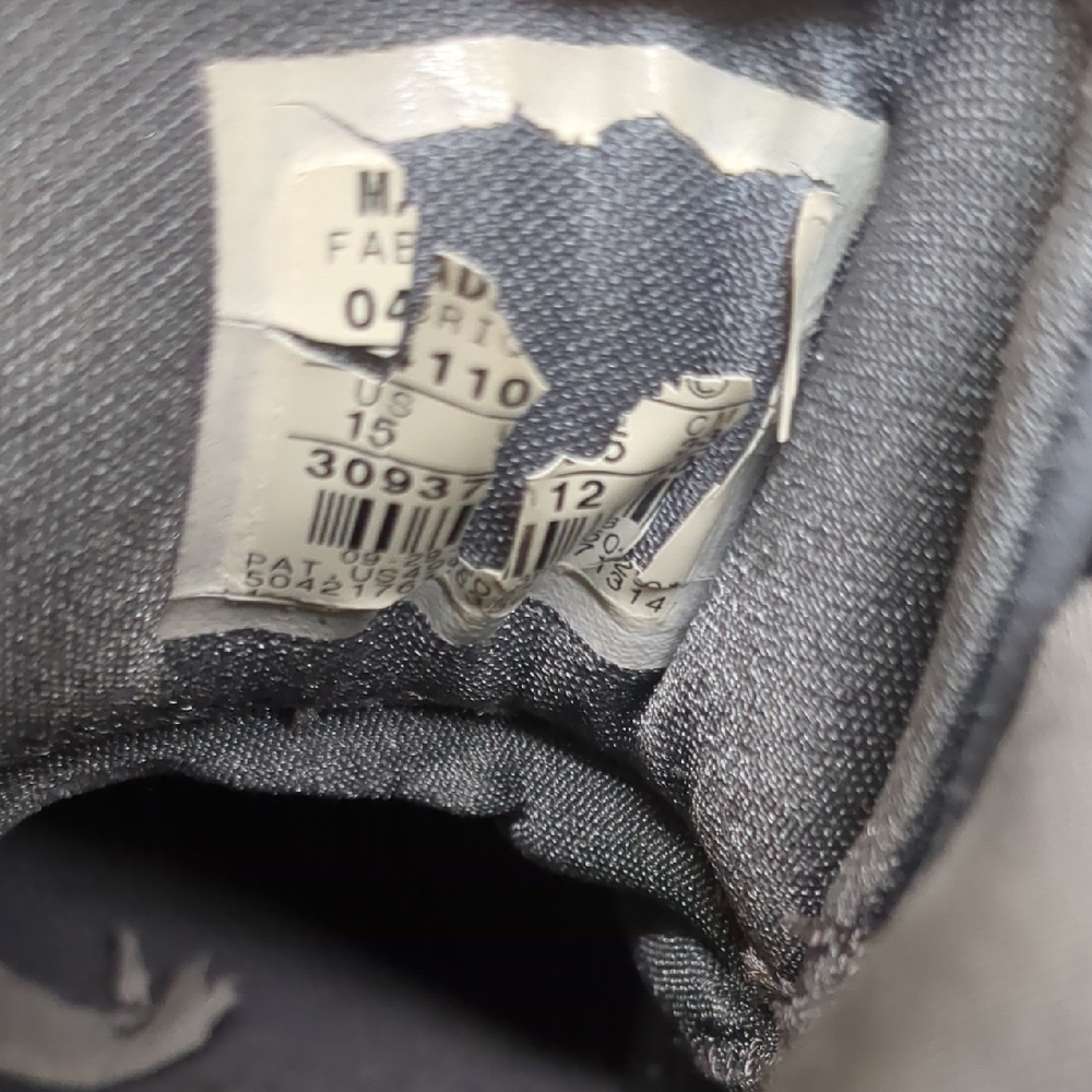 Nike Men's Gray and Blue High-Top Sneakers - Picture 7 of 7